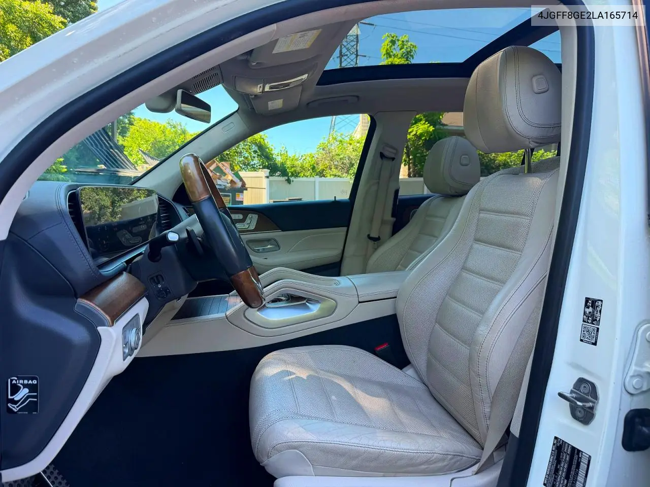 2020 Mercedes-Benz Gls 580 4Matic VIN: 4JGFF8GE2LA165714 Lot: 54766686