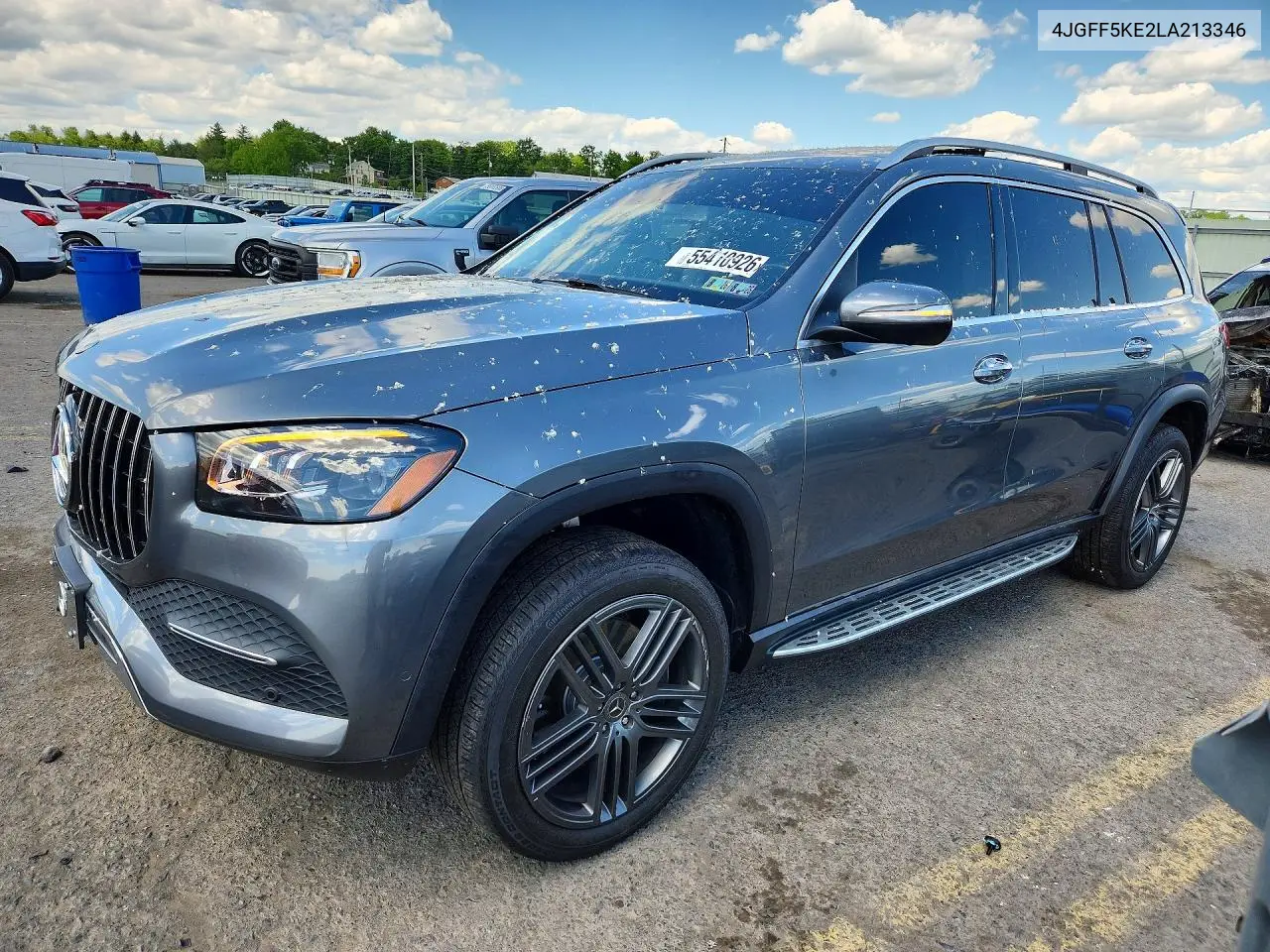 2020 Mercedes-Benz Gls 450 4Matic VIN: 4JGFF5KE2LA213346 Lot: 55410926