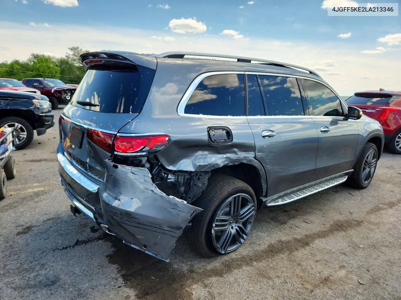 2020 Mercedes-Benz Gls 450 4Matic VIN: 4JGFF5KE2LA213346 Lot: 55410926