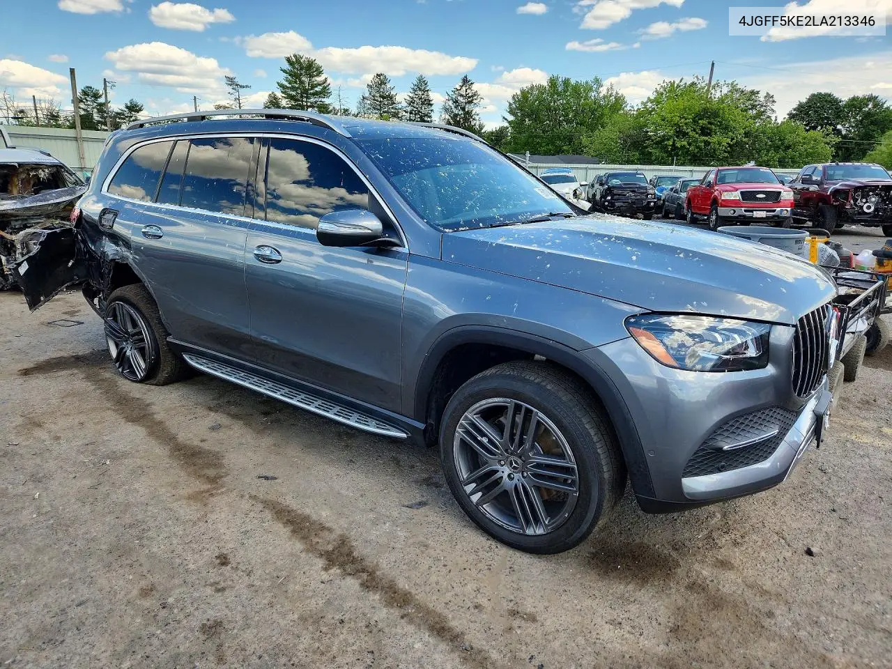 2020 Mercedes-Benz Gls 450 4Matic VIN: 4JGFF5KE2LA213346 Lot: 55410926