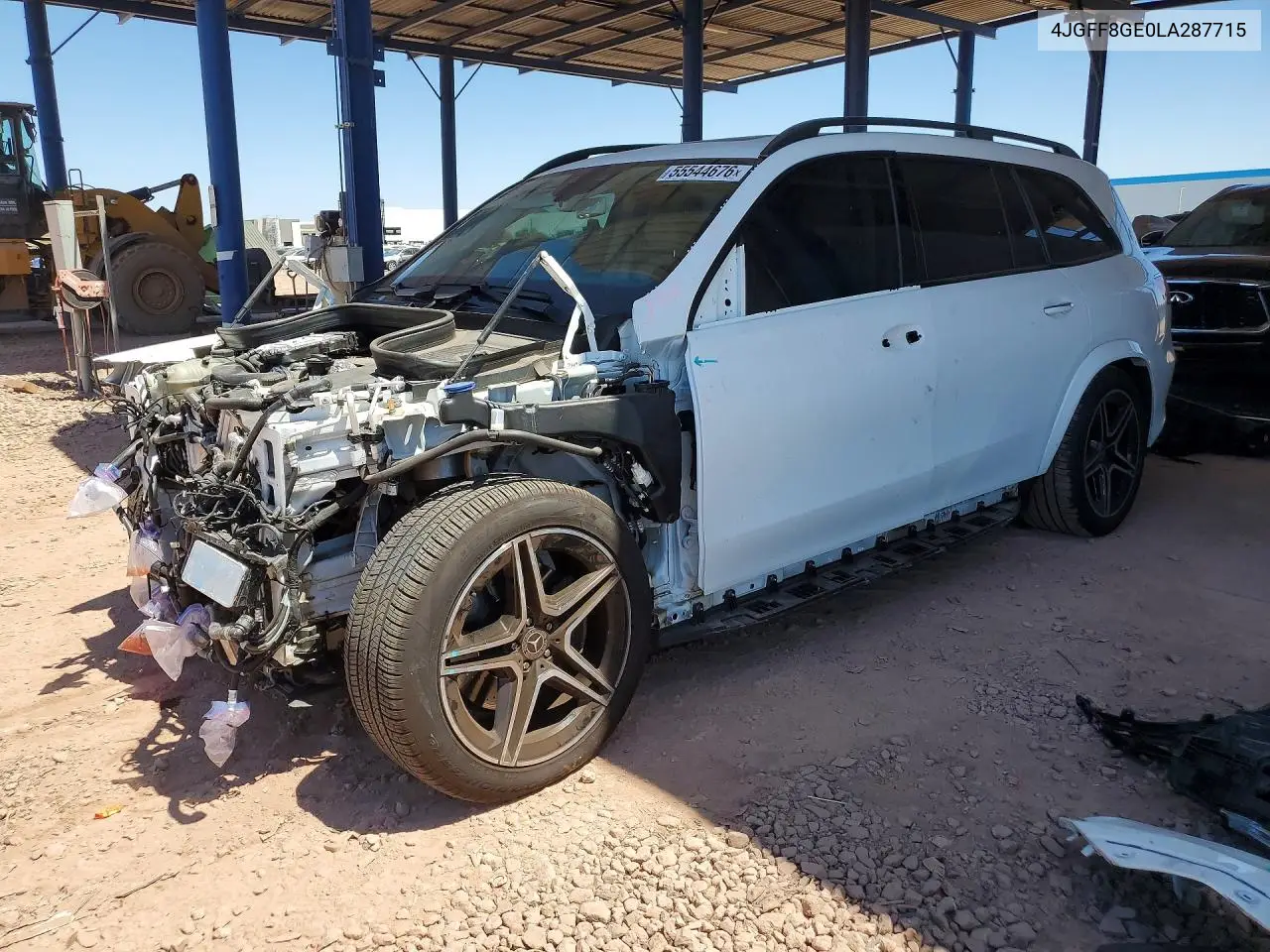 2020 Mercedes-Benz Gls 580 4Matic VIN: 4JGFF8GE0LA287715 Lot: 55544676