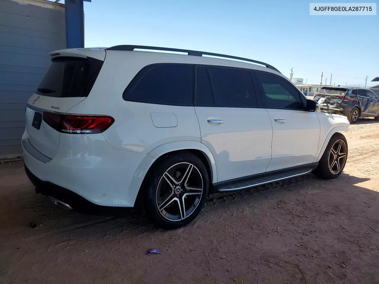 2020 Mercedes-Benz Gls 580 4Matic VIN: 4JGFF8GE0LA287715 Lot: 55544676