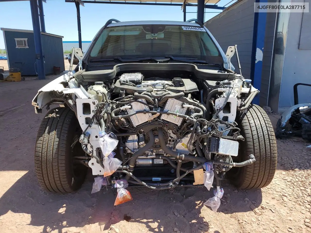 2020 Mercedes-Benz Gls 580 4Matic VIN: 4JGFF8GE0LA287715 Lot: 55544676