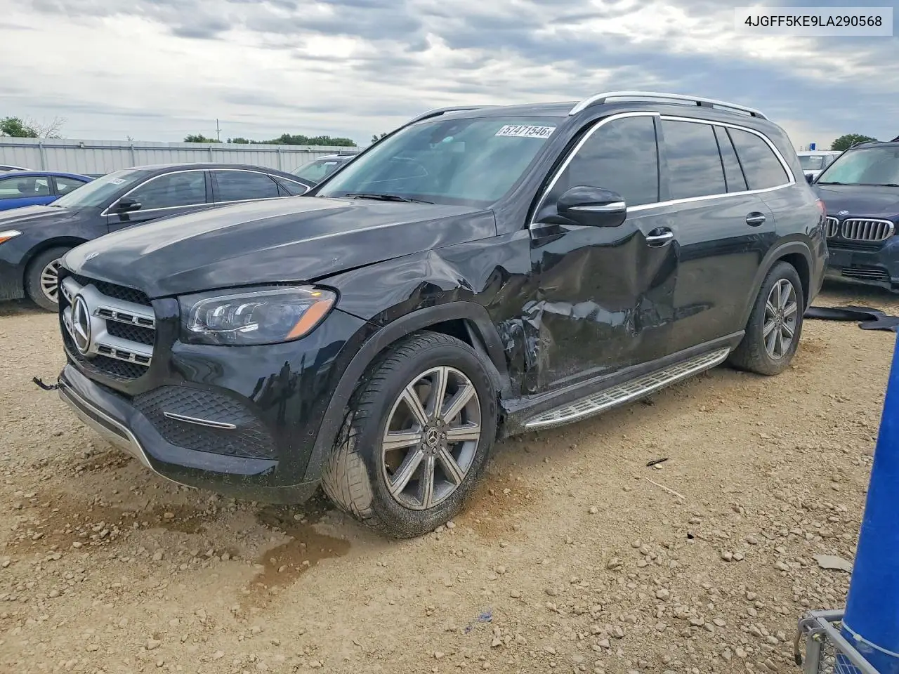 2020 Mercedes-Benz Gls 450 4Matic VIN: 4JGFF5KE9LA290568 Lot: 57471546