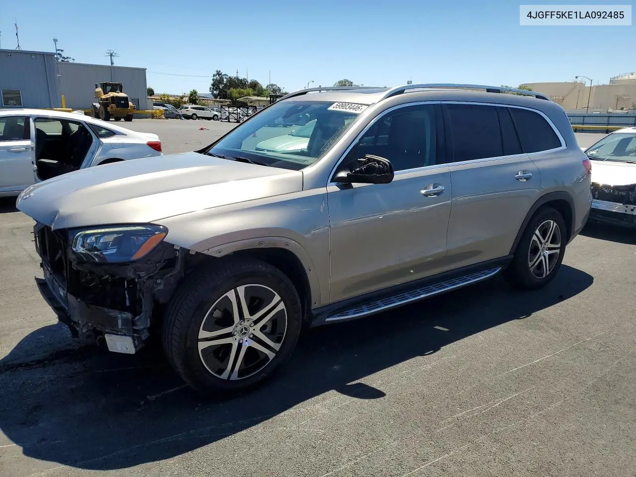 2020 Mercedes-Benz Gls 450 4Matic VIN: 4JGFF5KE1LA092485 Lot: 59903446