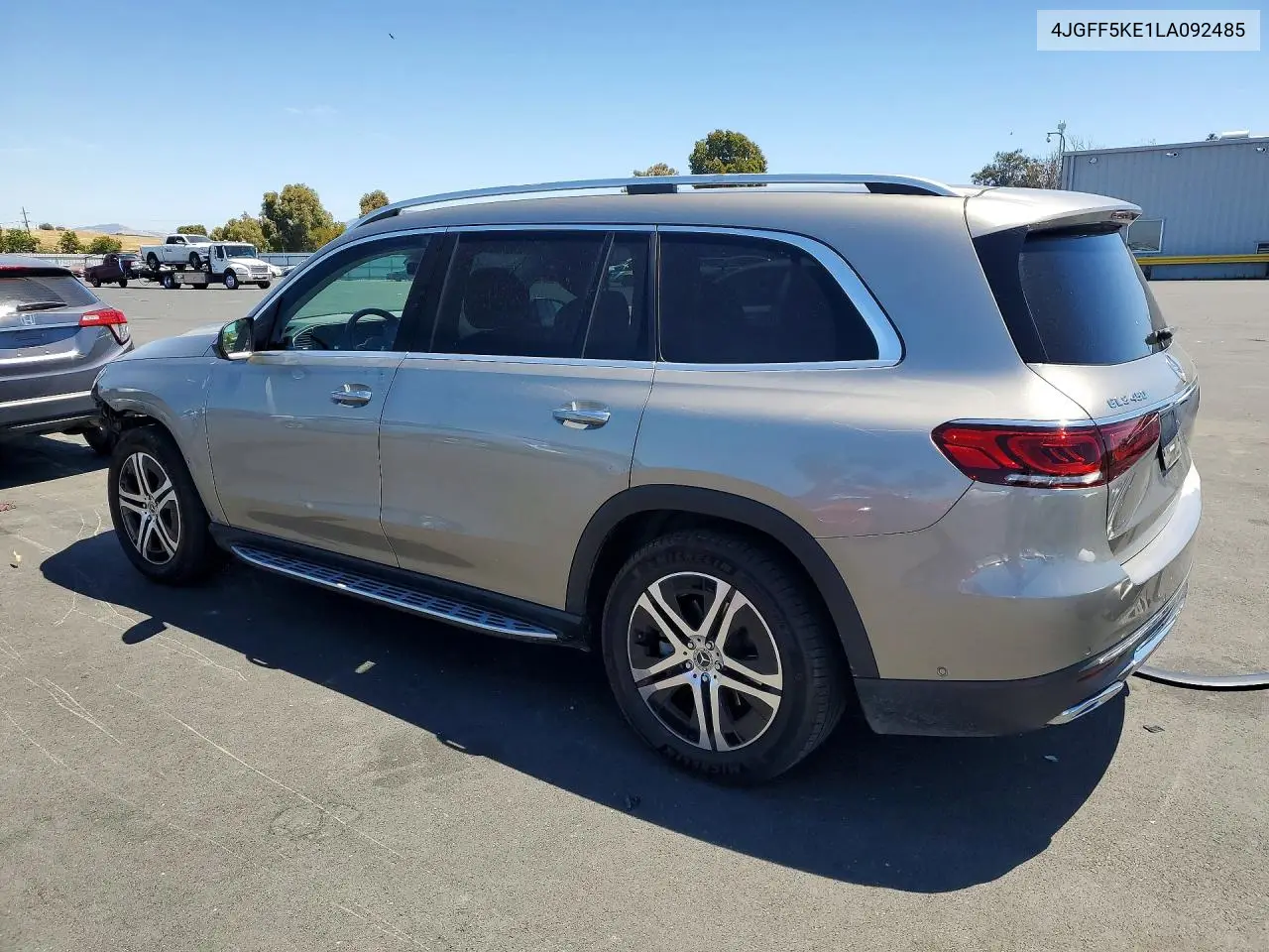 2020 Mercedes-Benz Gls 450 4Matic VIN: 4JGFF5KE1LA092485 Lot: 59903446