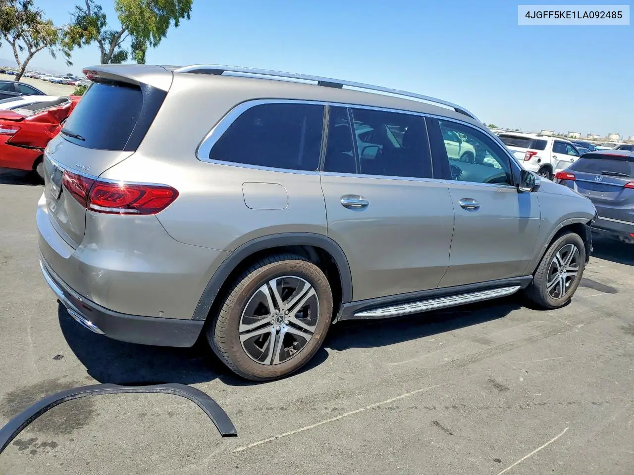 2020 Mercedes-Benz Gls 450 4Matic VIN: 4JGFF5KE1LA092485 Lot: 59903446