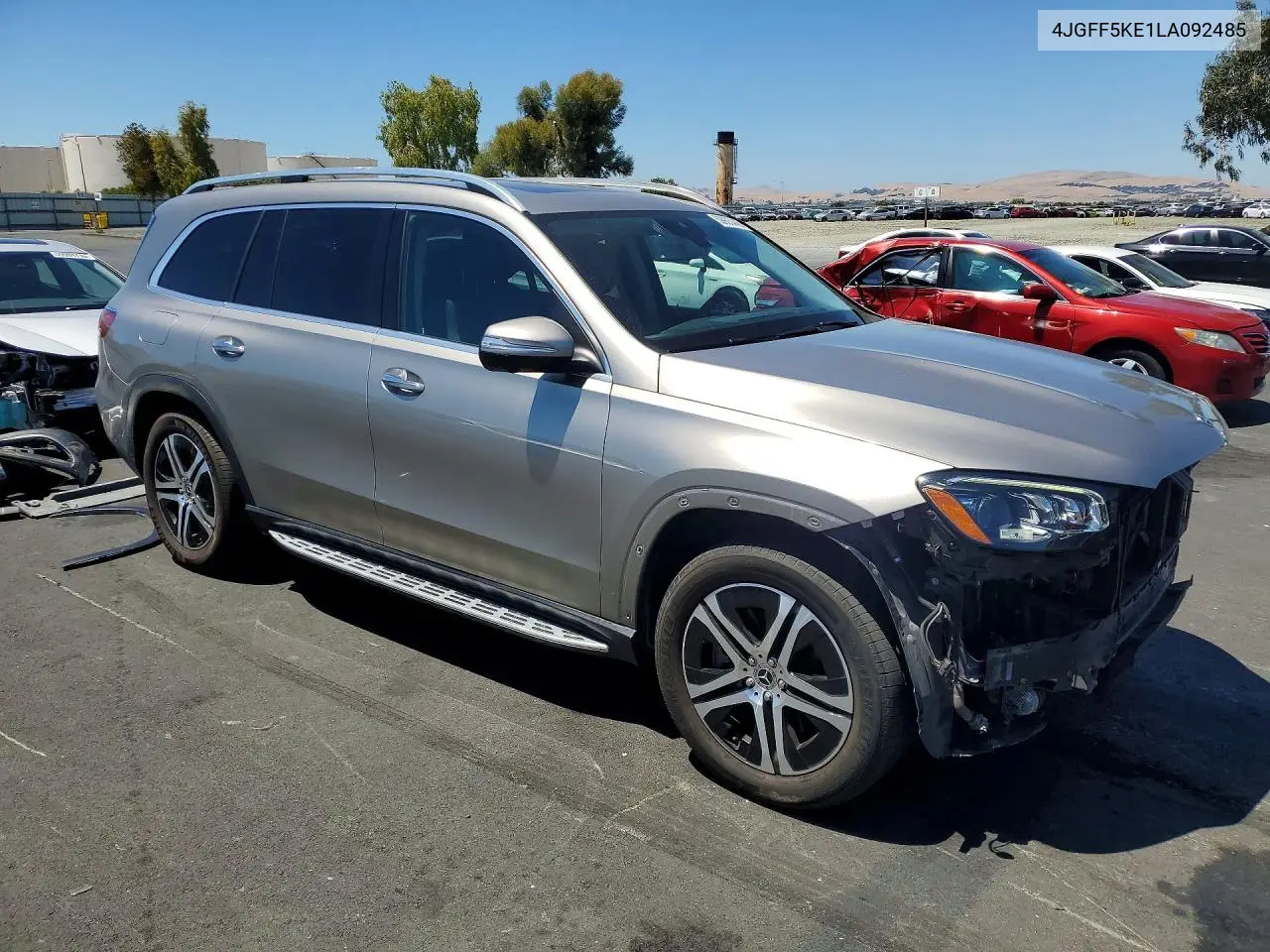 2020 Mercedes-Benz Gls 450 4Matic VIN: 4JGFF5KE1LA092485 Lot: 59903446
