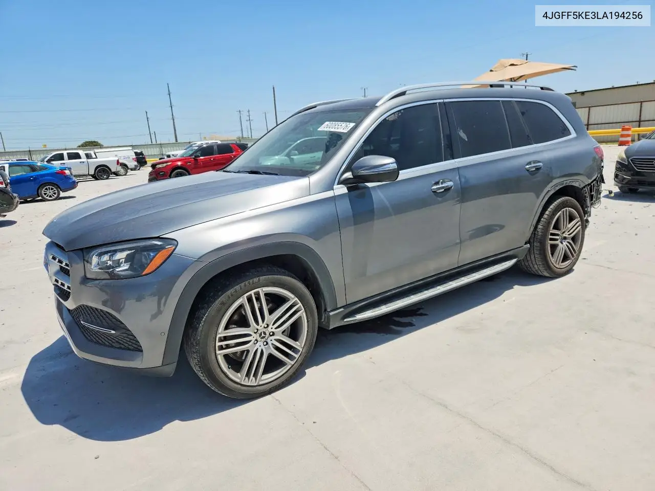 2020 Mercedes-Benz Gls 450 4Matic VIN: 4JGFF5KE3LA194256 Lot: 60085576