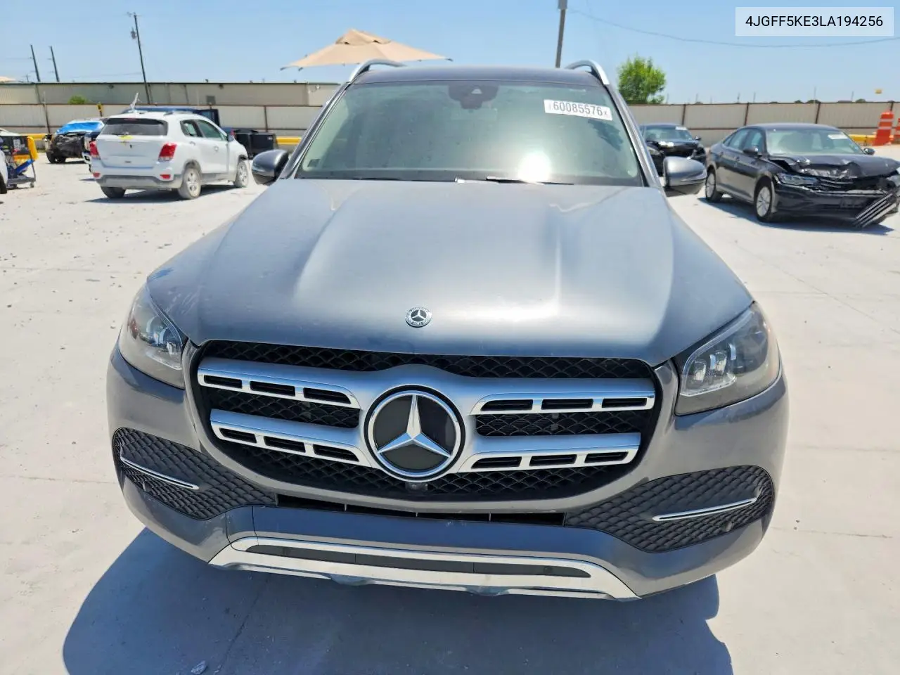 2020 Mercedes-Benz Gls 450 4Matic VIN: 4JGFF5KE3LA194256 Lot: 60085576