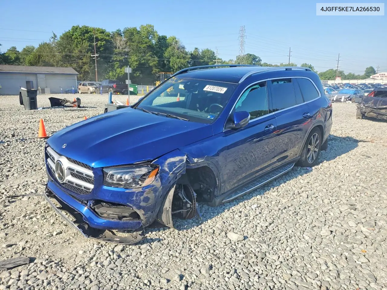 2020 Mercedes-Benz Gls 450 4Matic VIN: 4JGFF5KE7LA266530 Lot: 61207026