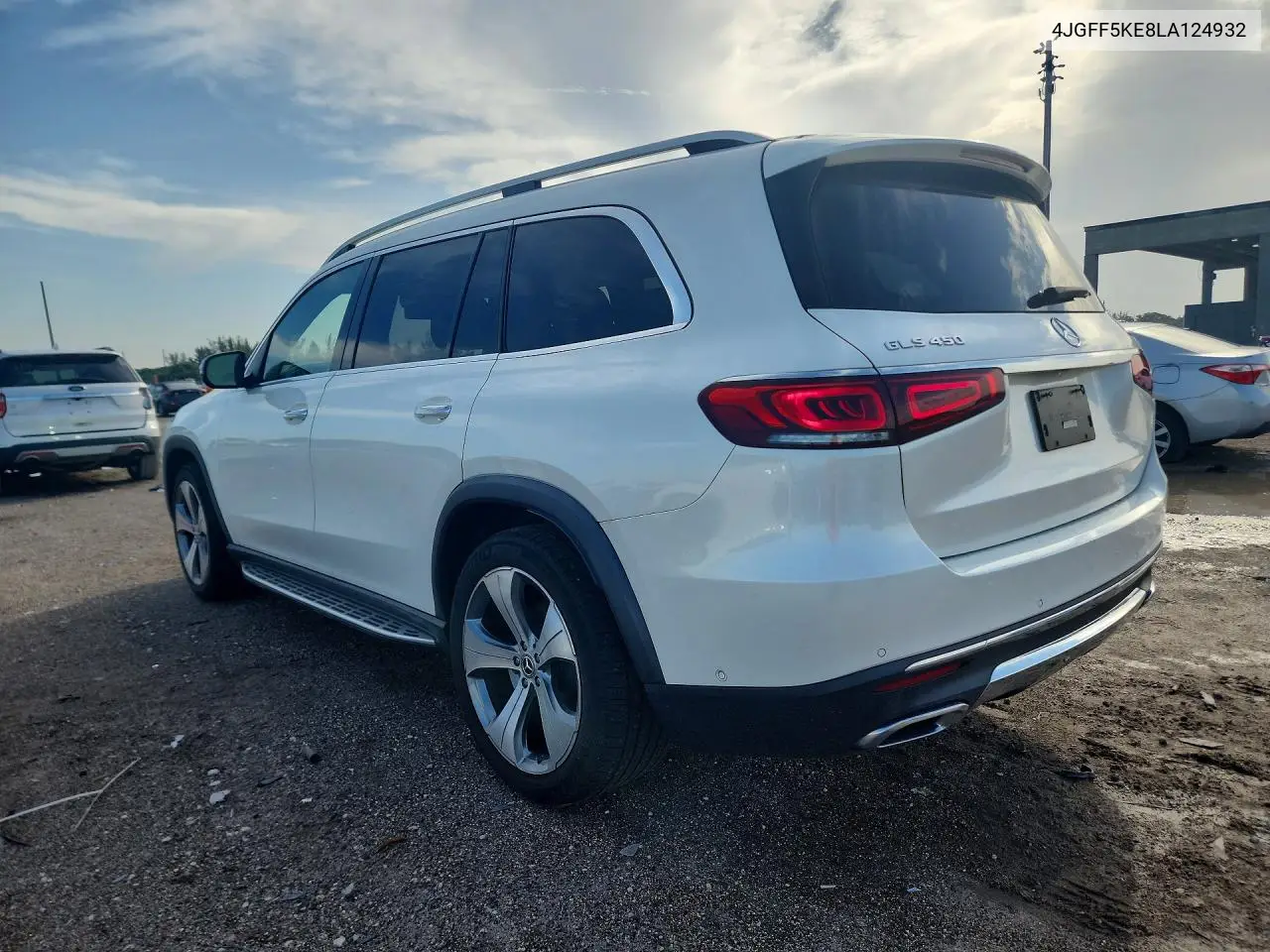 2020 Mercedes-Benz Gls 450 4Matic VIN: 4JGFF5KE8LA124932 Lot: 61242986