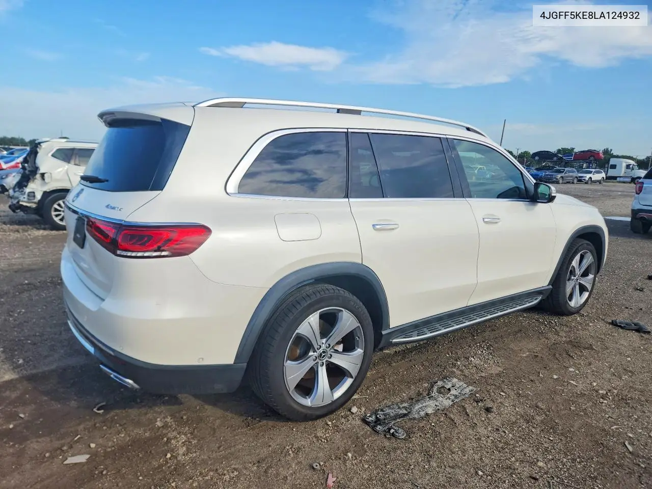 2020 Mercedes-Benz Gls 450 4Matic VIN: 4JGFF5KE8LA124932 Lot: 61242986