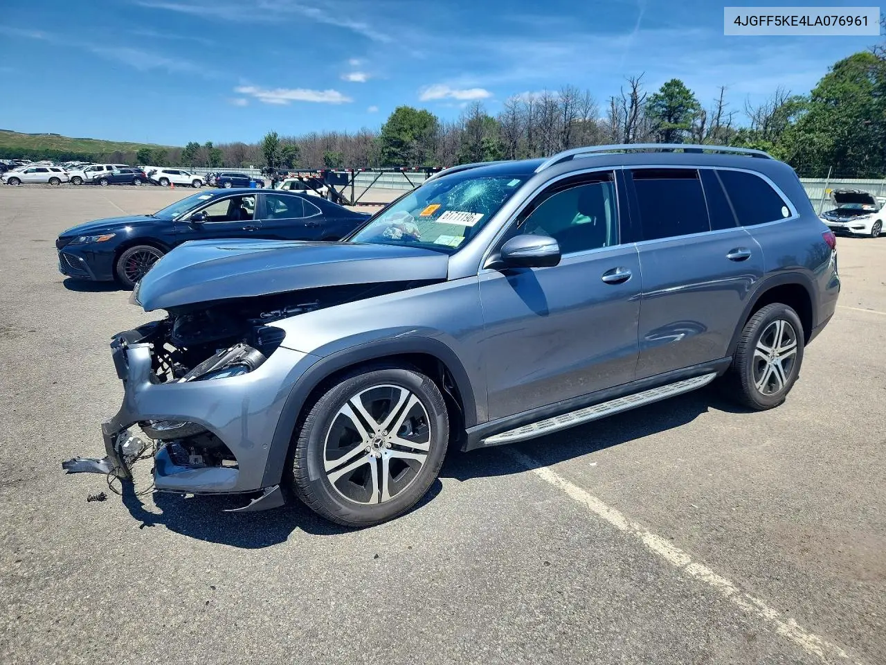 2020 Mercedes-Benz Gls 450 4Matic VIN: 4JGFF5KE4LA076961 Lot: 61711196