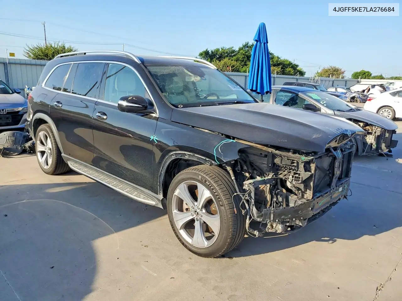 2020 Mercedes-Benz Gls 450 4Matic VIN: 4JGFF5KE7LA276684 Lot: 85461825