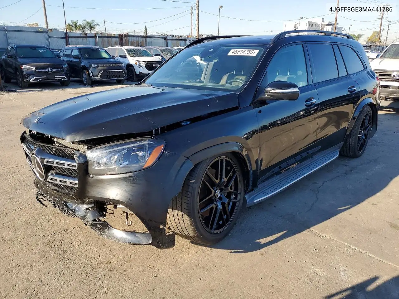 2021 Mercedes-Benz Gls 580 4Matic VIN: 4JGFF8GE3MA441786 Lot: 46514756