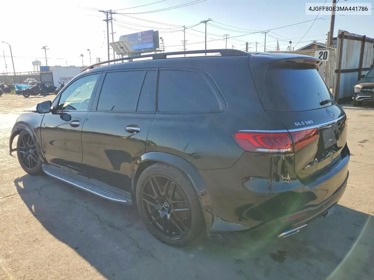 2021 Mercedes-Benz Gls 580 4Matic VIN: 4JGFF8GE3MA441786 Lot: 46514756