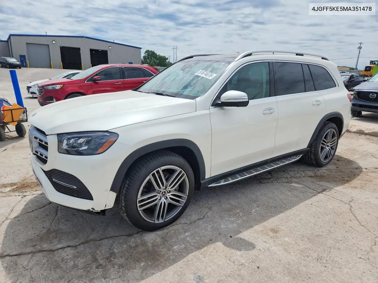 2021 Mercedes-Benz Gls 450 4Matic VIN: 4JGFF5KE5MA351478 Lot: 51674676