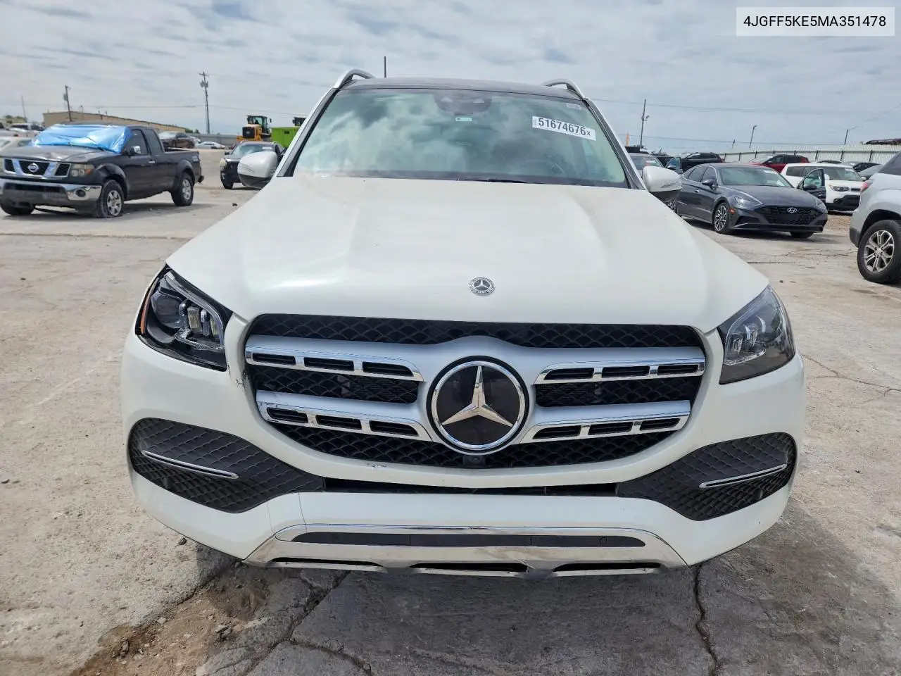 2021 Mercedes-Benz Gls 450 4Matic VIN: 4JGFF5KE5MA351478 Lot: 51674676