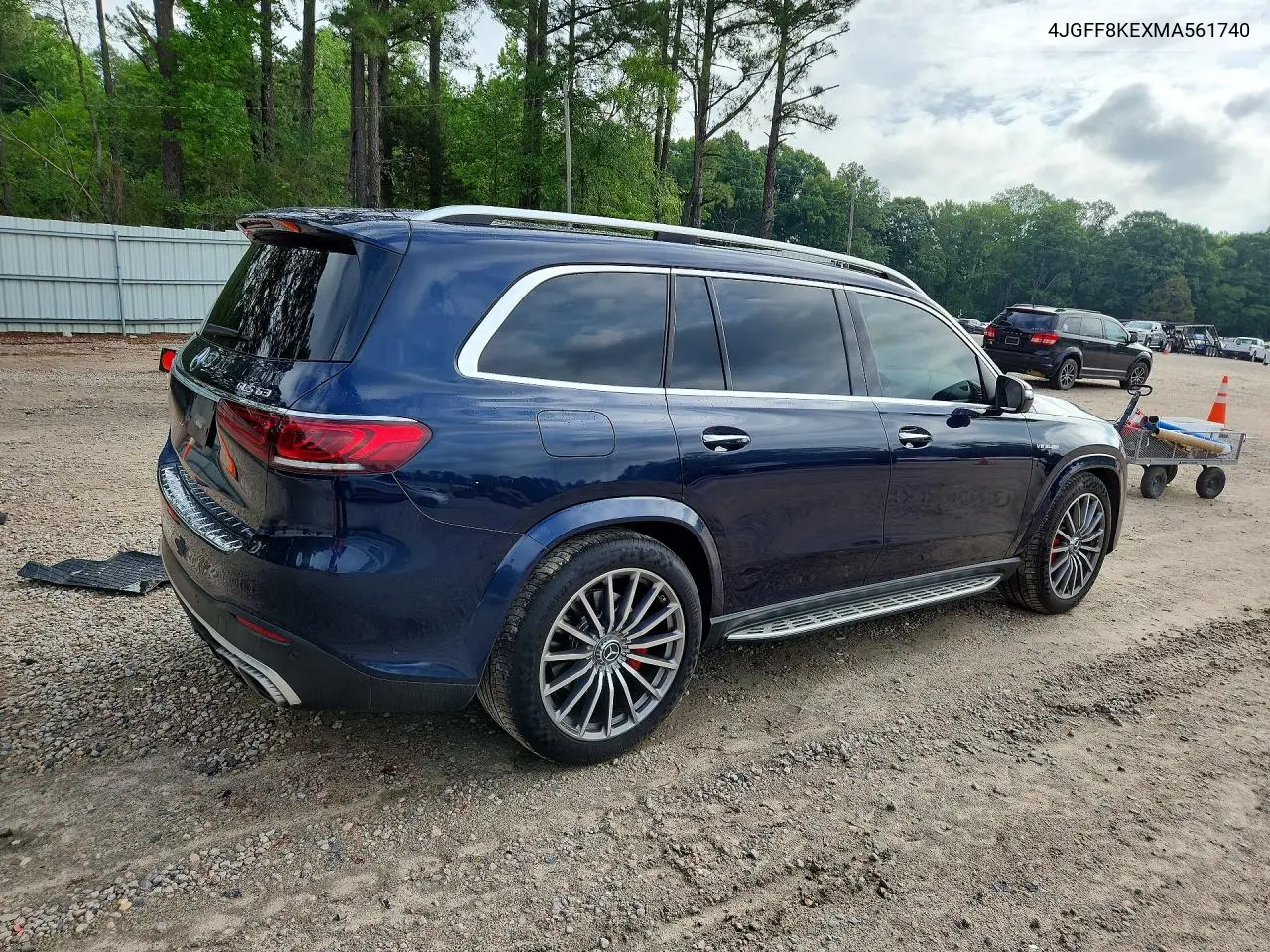 2021 Mercedes-Benz Gls 63 Amg 4Matic VIN: 4JGFF8KEXMA561740 Lot: 54899056