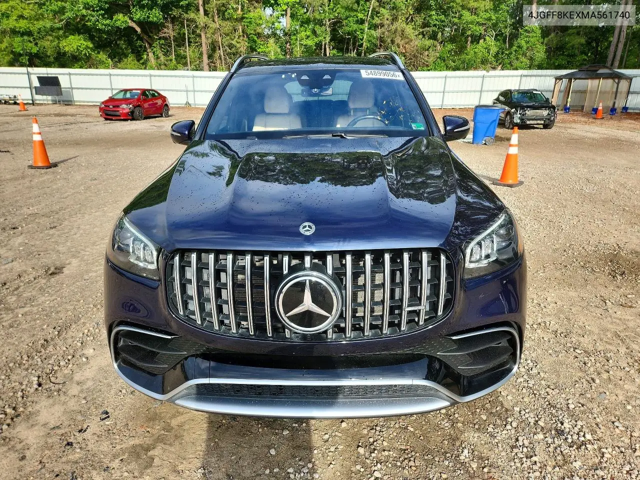 2021 Mercedes-Benz Gls 63 Amg 4Matic VIN: 4JGFF8KEXMA561740 Lot: 54899056
