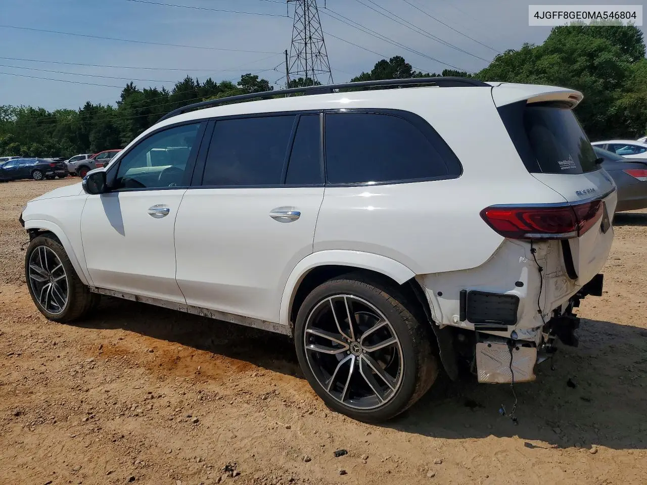 2021 Mercedes-Benz Gls 580 4Matic VIN: 4JGFF8GE0MA546804 Lot: 55778756