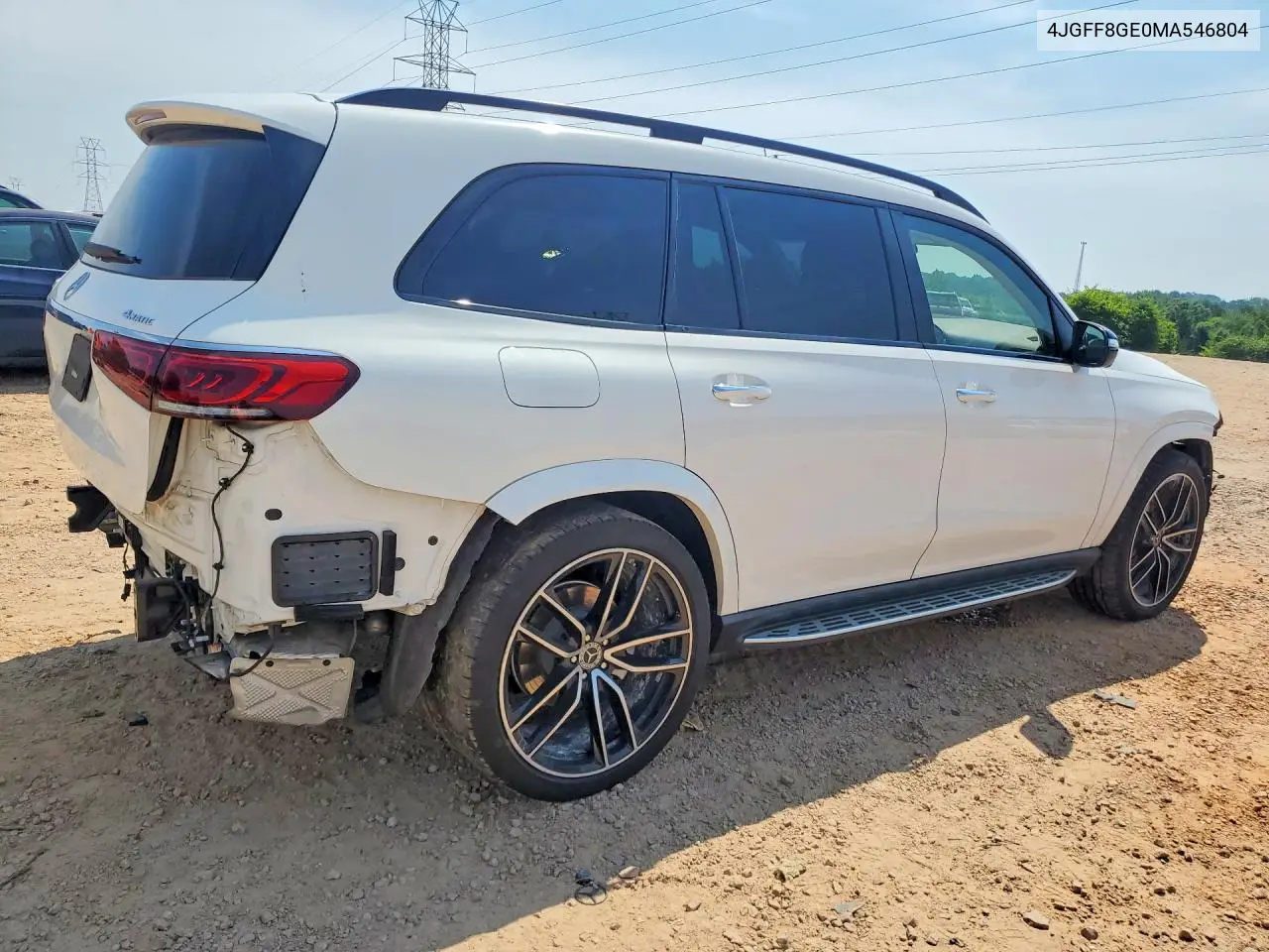 2021 Mercedes-Benz Gls 580 4Matic VIN: 4JGFF8GE0MA546804 Lot: 55778756