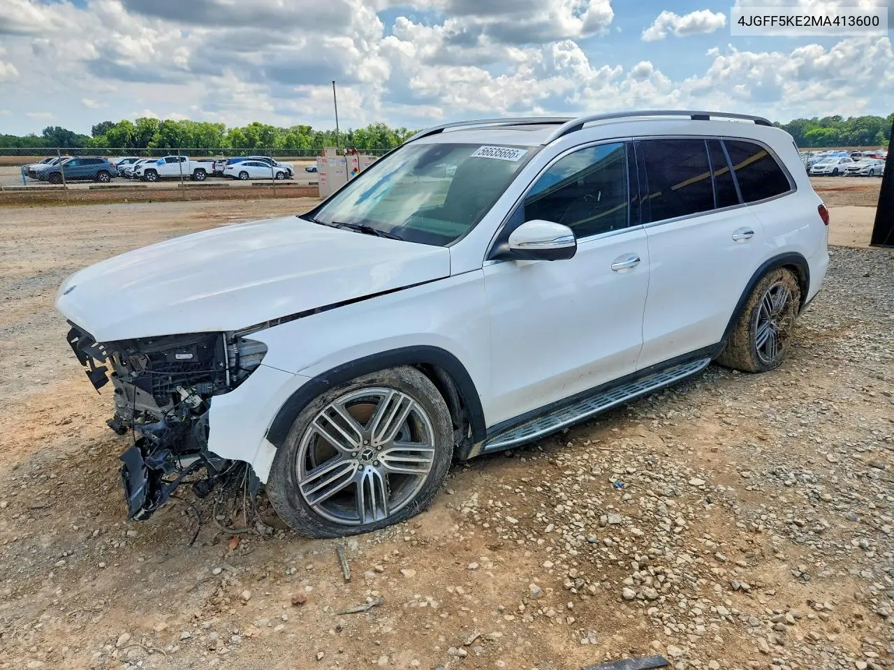 2021 Mercedes-Benz Gls 450 4Matic VIN: 4JGFF5KE2MA413600 Lot: 56635666