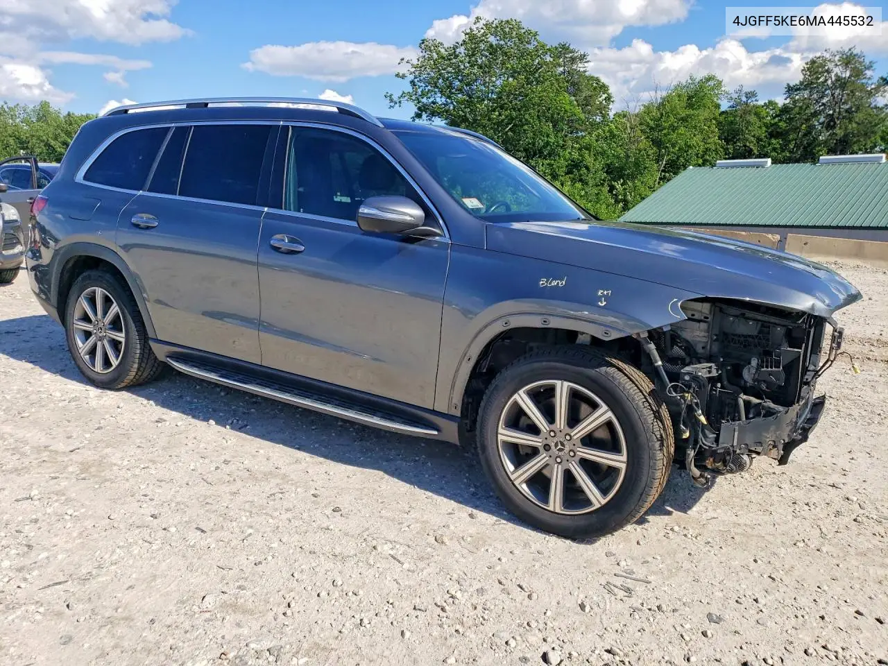 2021 Mercedes-Benz Gls 450 4Matic VIN: 4JGFF5KE6MA445532 Lot: 57028616