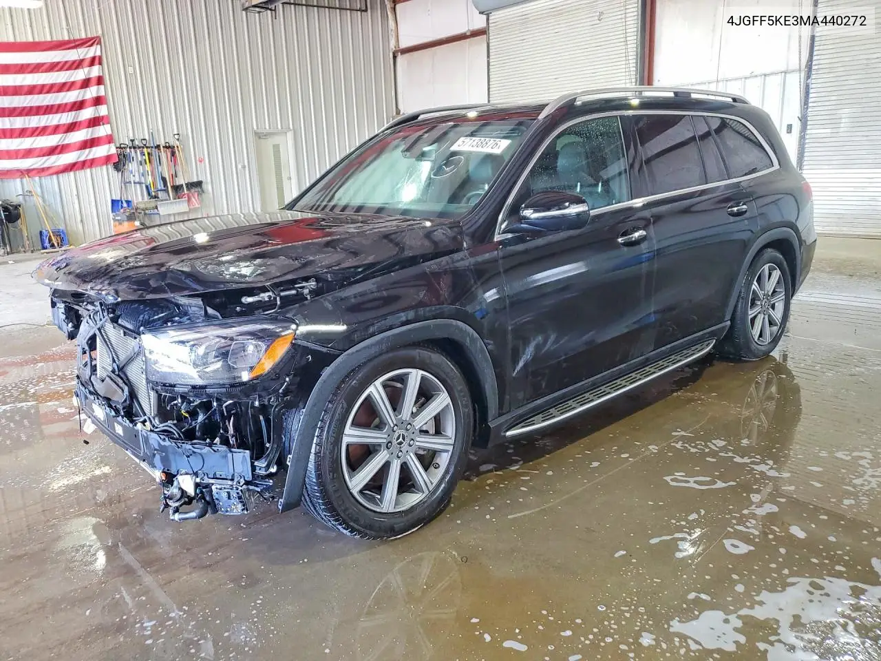 4JGFF5KE3MA440272 2021 Mercedes-Benz Gls 450 4Matic
