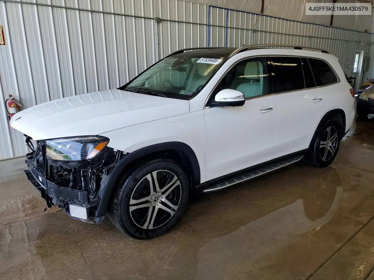 2021 Mercedes-Benz Gls 450 4Matic VIN: 4JGFF5KE1MA430579 Lot: 57539406