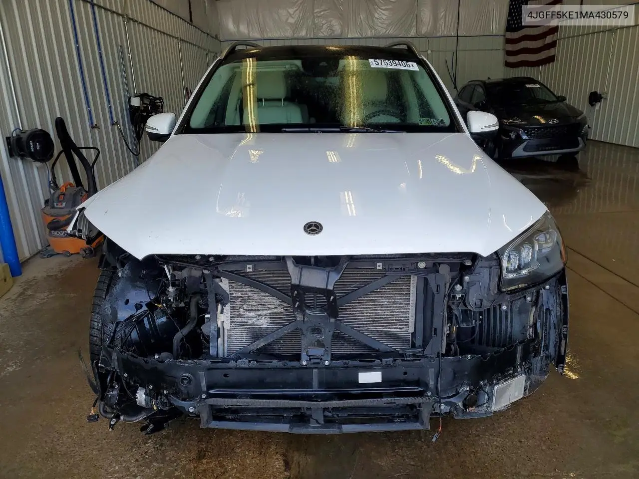 2021 Mercedes-Benz Gls 450 4Matic VIN: 4JGFF5KE1MA430579 Lot: 57539406