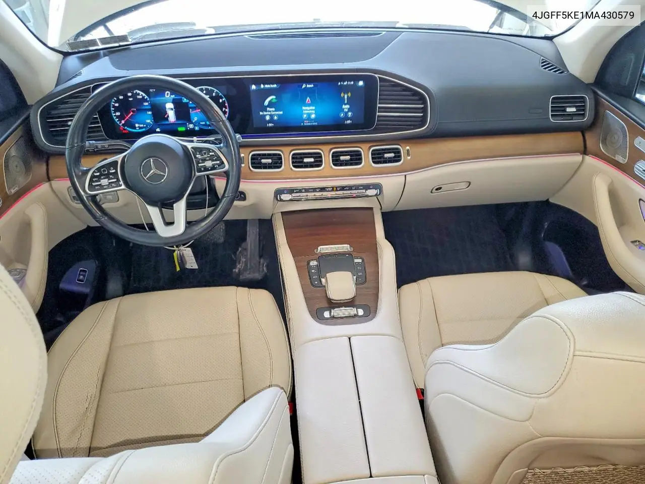 2021 Mercedes-Benz Gls 450 4Matic VIN: 4JGFF5KE1MA430579 Lot: 57539406