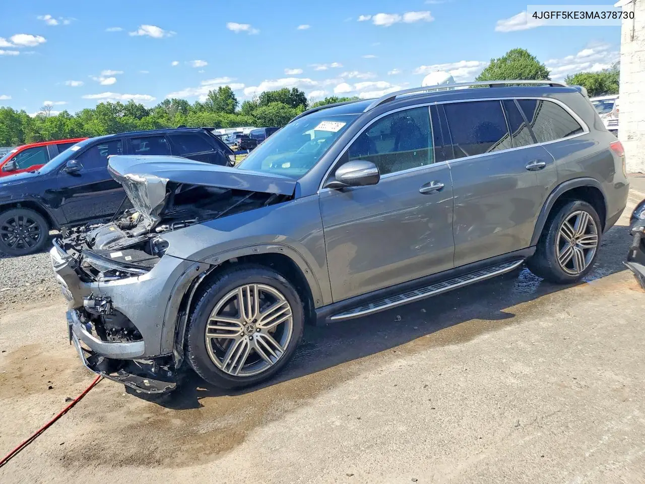2021 Mercedes-Benz Gls 450 4Matic VIN: 4JGFF5KE3MA378730 Lot: 58001706