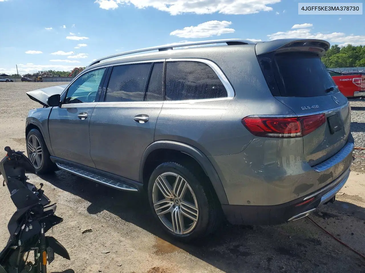 2021 Mercedes-Benz Gls 450 4Matic VIN: 4JGFF5KE3MA378730 Lot: 58001706