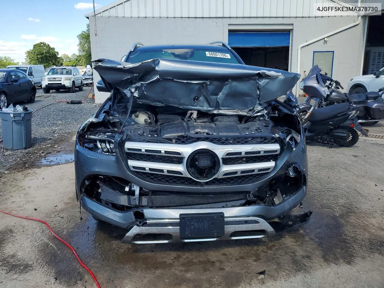2021 Mercedes-Benz Gls 450 4Matic VIN: 4JGFF5KE3MA378730 Lot: 58001706