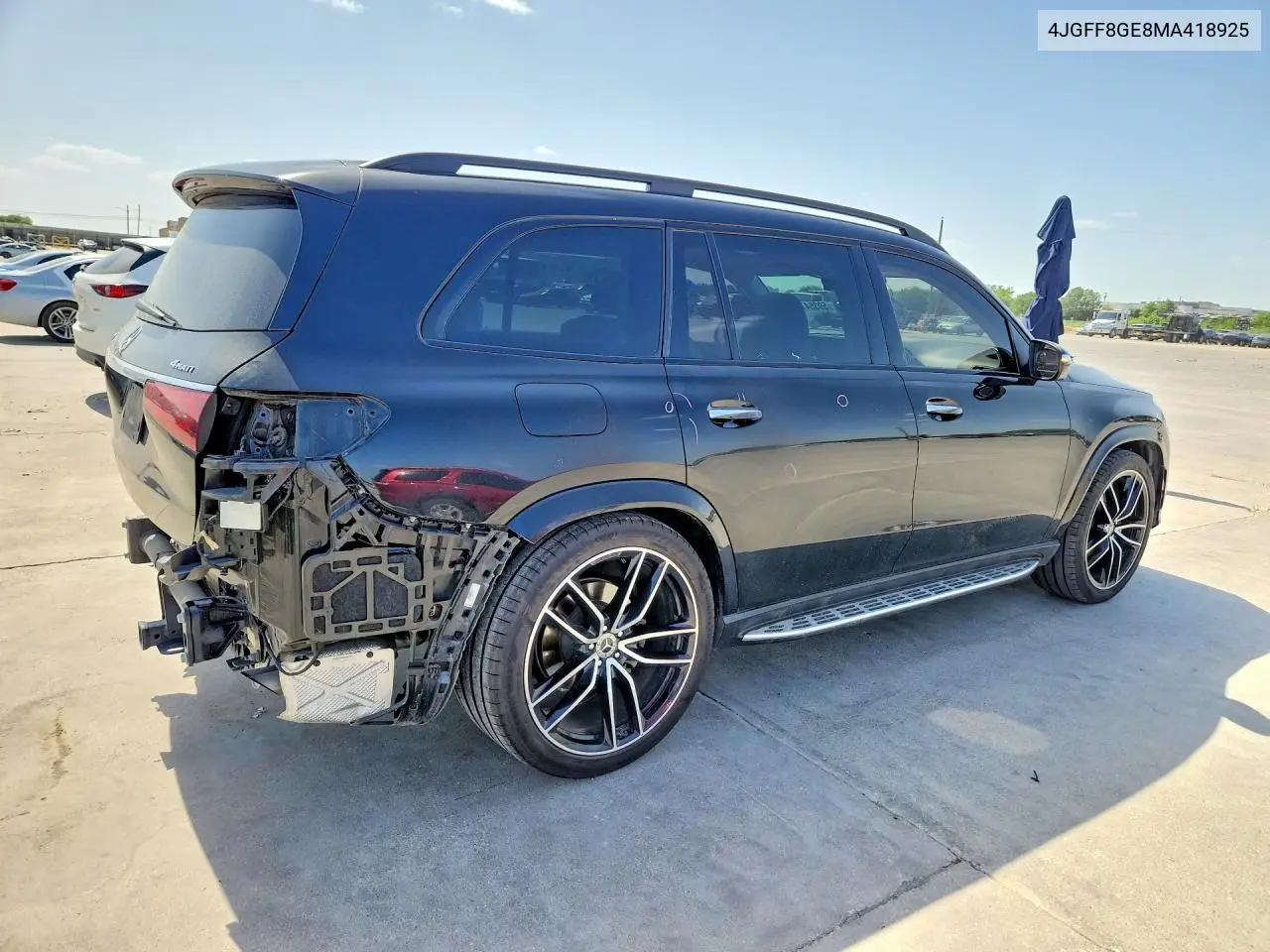 2021 Mercedes-Benz Gls 580 4Matic VIN: 4JGFF8GE8MA418925 Lot: 59354726