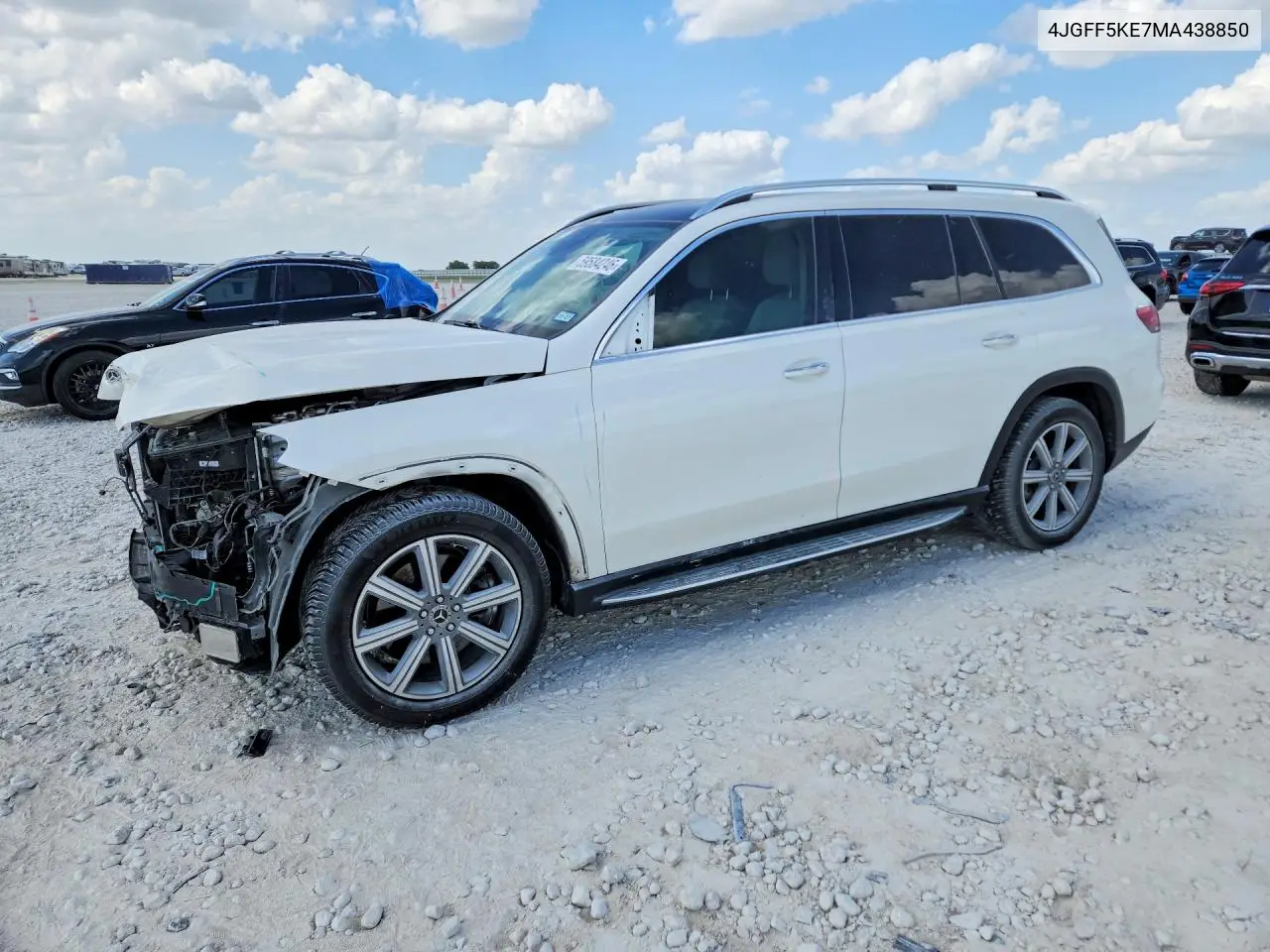 2021 Mercedes-Benz Gls 450 4Matic VIN: 4JGFF5KE7MA438850 Lot: 59584246