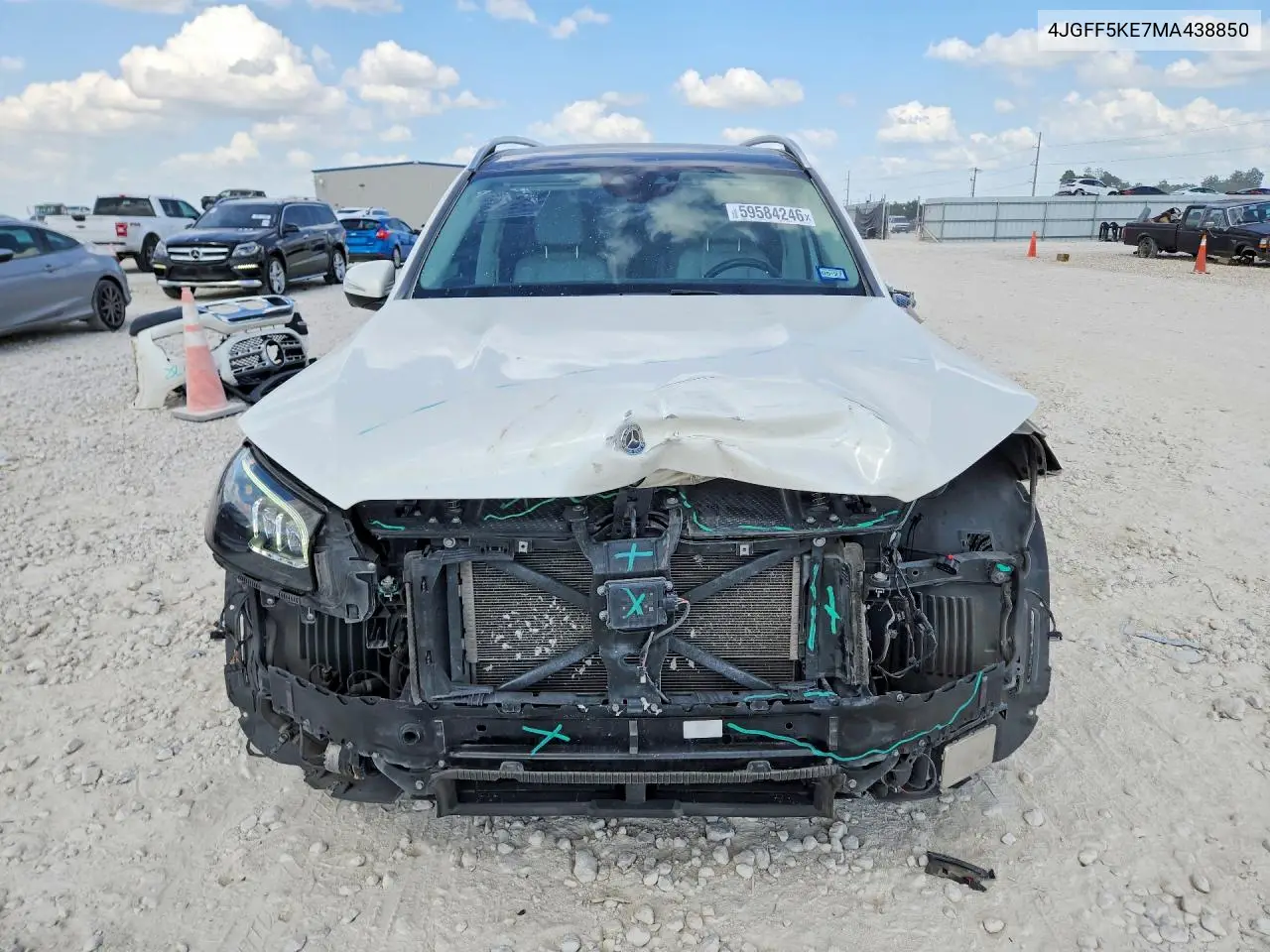 2021 Mercedes-Benz Gls 450 4Matic VIN: 4JGFF5KE7MA438850 Lot: 59584246
