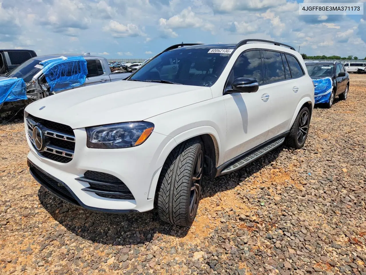 2021 Mercedes-Benz Gls 580 4Matic VIN: 4JGFF8GE3MA371173 Lot: 60062136