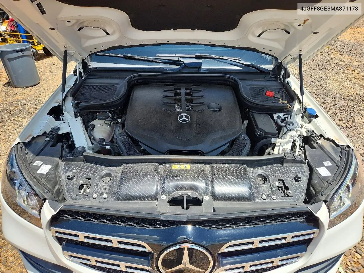 2021 Mercedes-Benz Gls 580 4Matic VIN: 4JGFF8GE3MA371173 Lot: 60062136