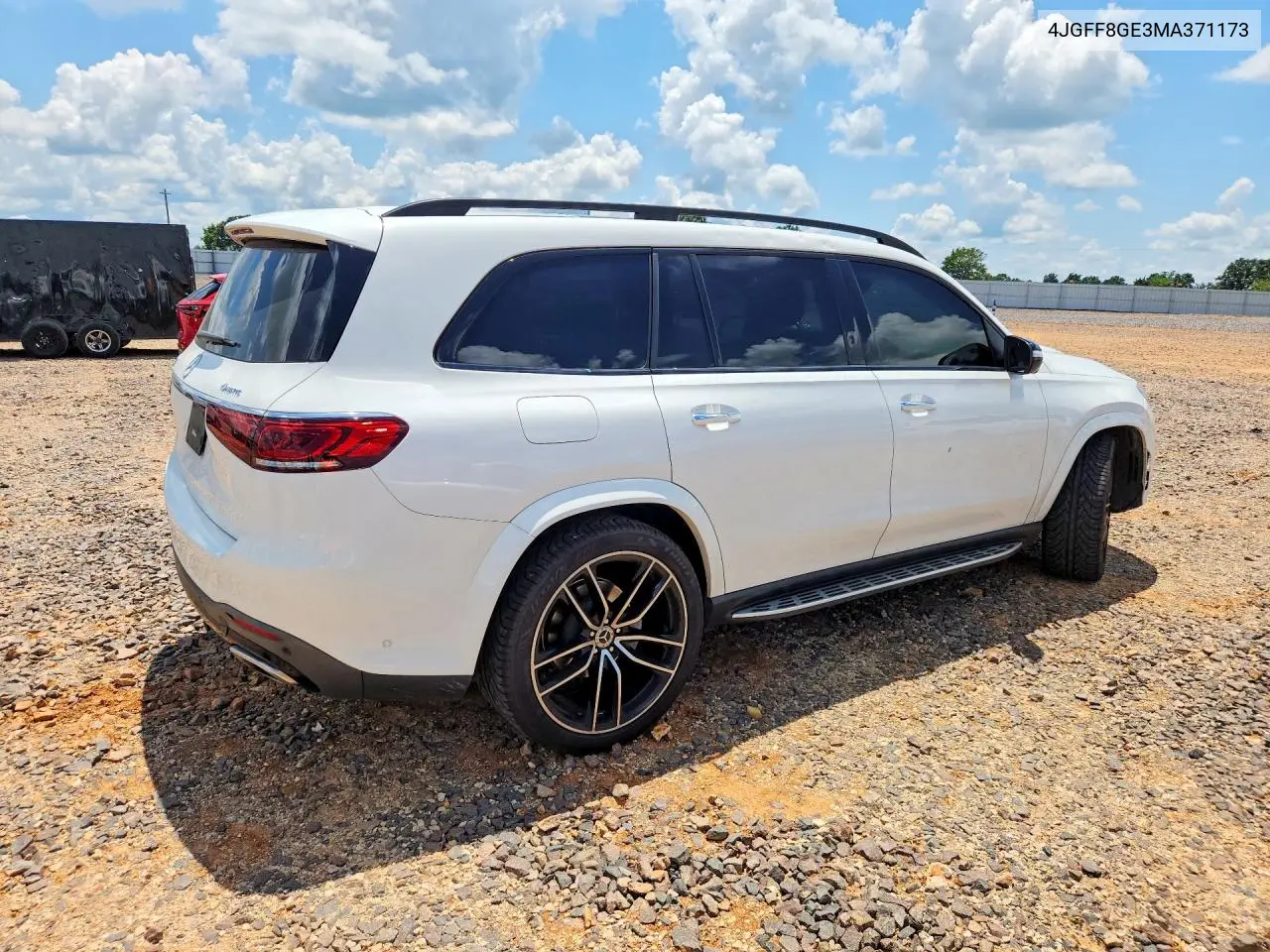 2021 Mercedes-Benz Gls 580 4Matic VIN: 4JGFF8GE3MA371173 Lot: 60062136