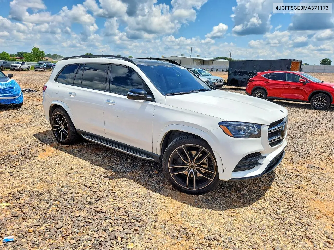 2021 Mercedes-Benz Gls 580 4Matic VIN: 4JGFF8GE3MA371173 Lot: 60062136