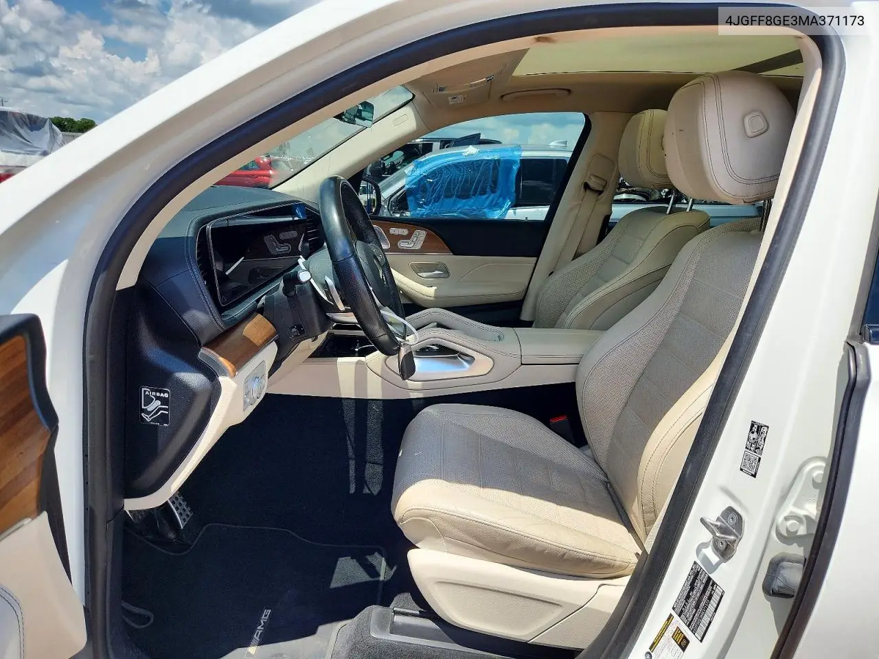 2021 Mercedes-Benz Gls 580 4Matic VIN: 4JGFF8GE3MA371173 Lot: 60062136