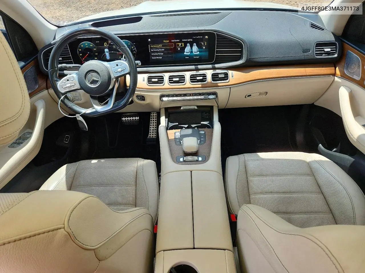 2021 Mercedes-Benz Gls 580 4Matic VIN: 4JGFF8GE3MA371173 Lot: 60062136