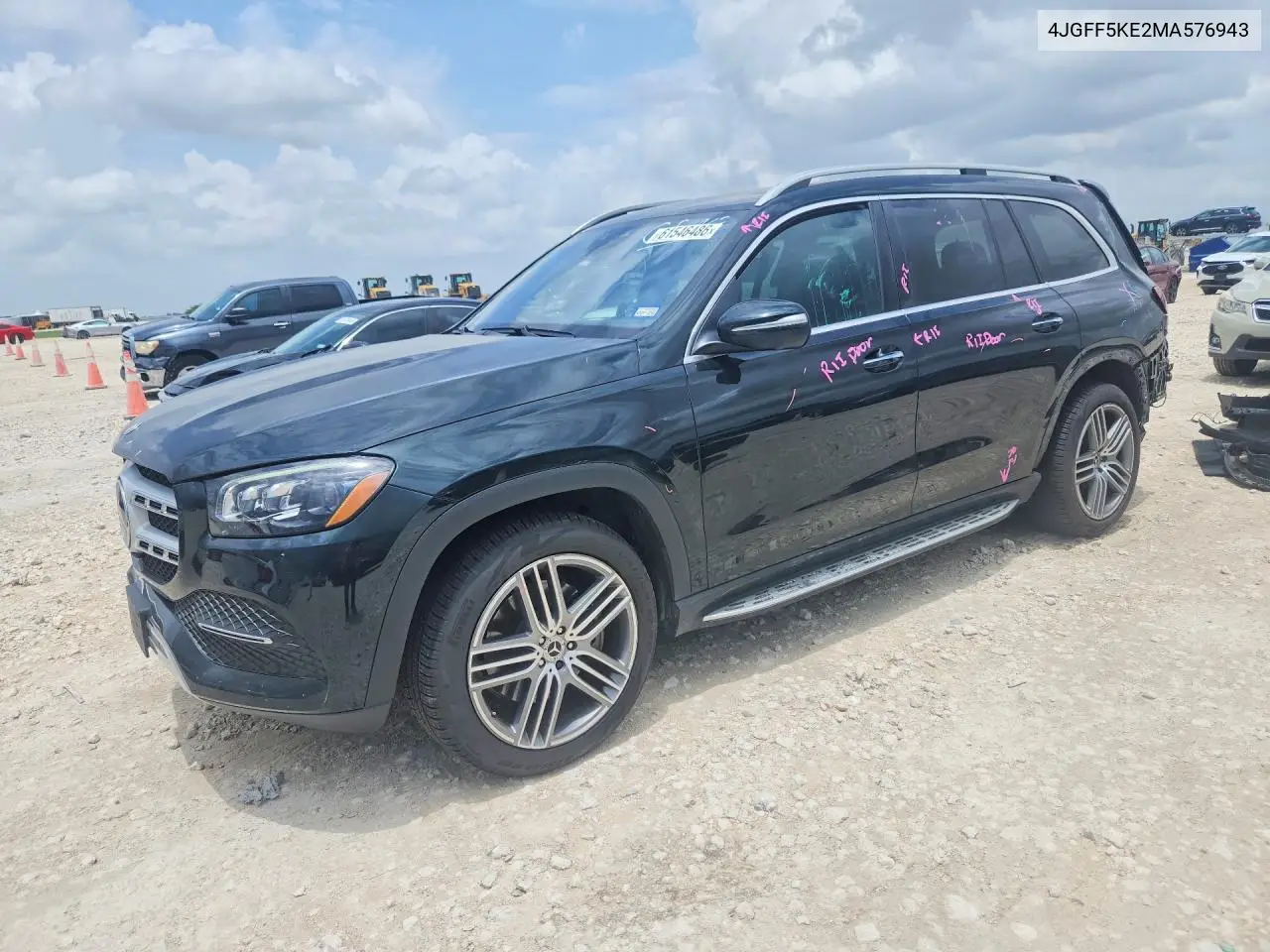2021 Mercedes-Benz Gls 450 4Matic VIN: 4JGFF5KE2MA576943 Lot: 61546486