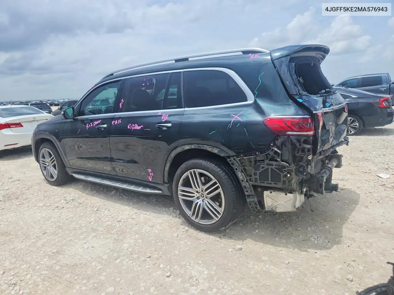 2021 Mercedes-Benz Gls 450 4Matic VIN: 4JGFF5KE2MA576943 Lot: 61546486