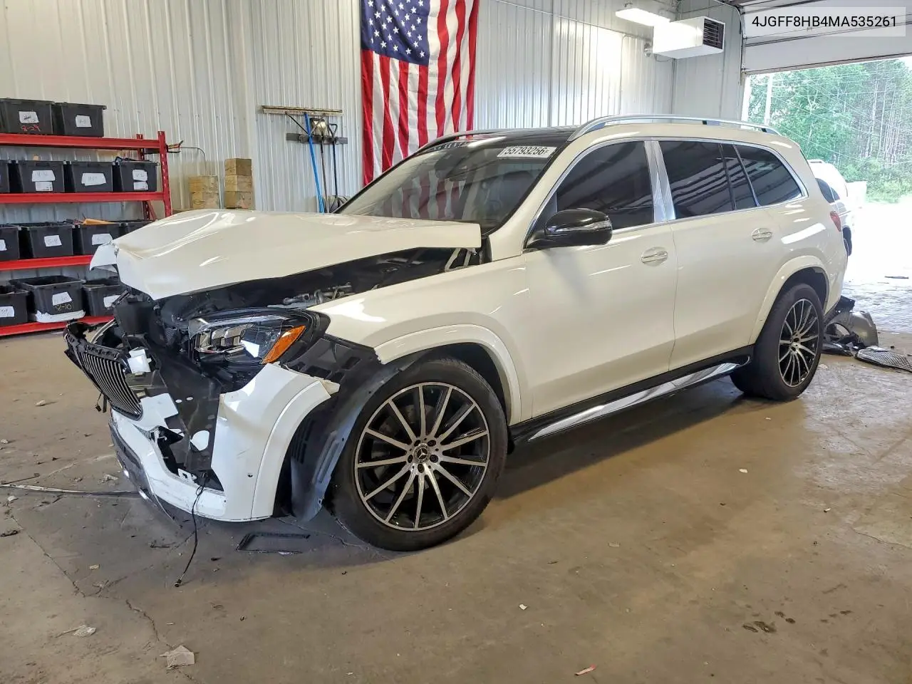 2021 Mercedes-Benz Gls Mercedes-Maybach Gls600 4M VIN: 4JGFF8HB4MA535261 Lot: 62187126