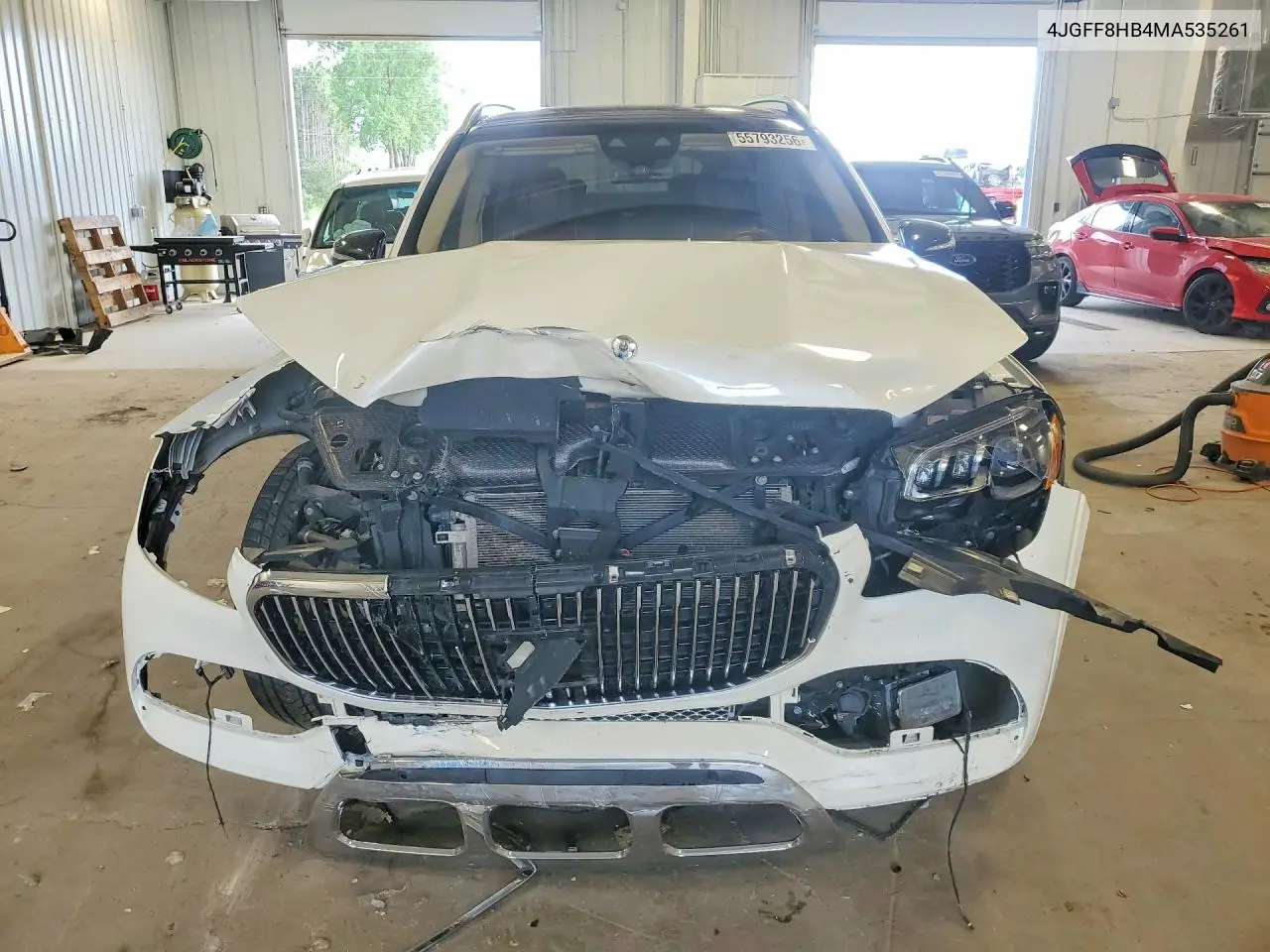 2021 Mercedes-Benz Gls Mercedes-Maybach Gls600 4M VIN: 4JGFF8HB4MA535261 Lot: 62187126
