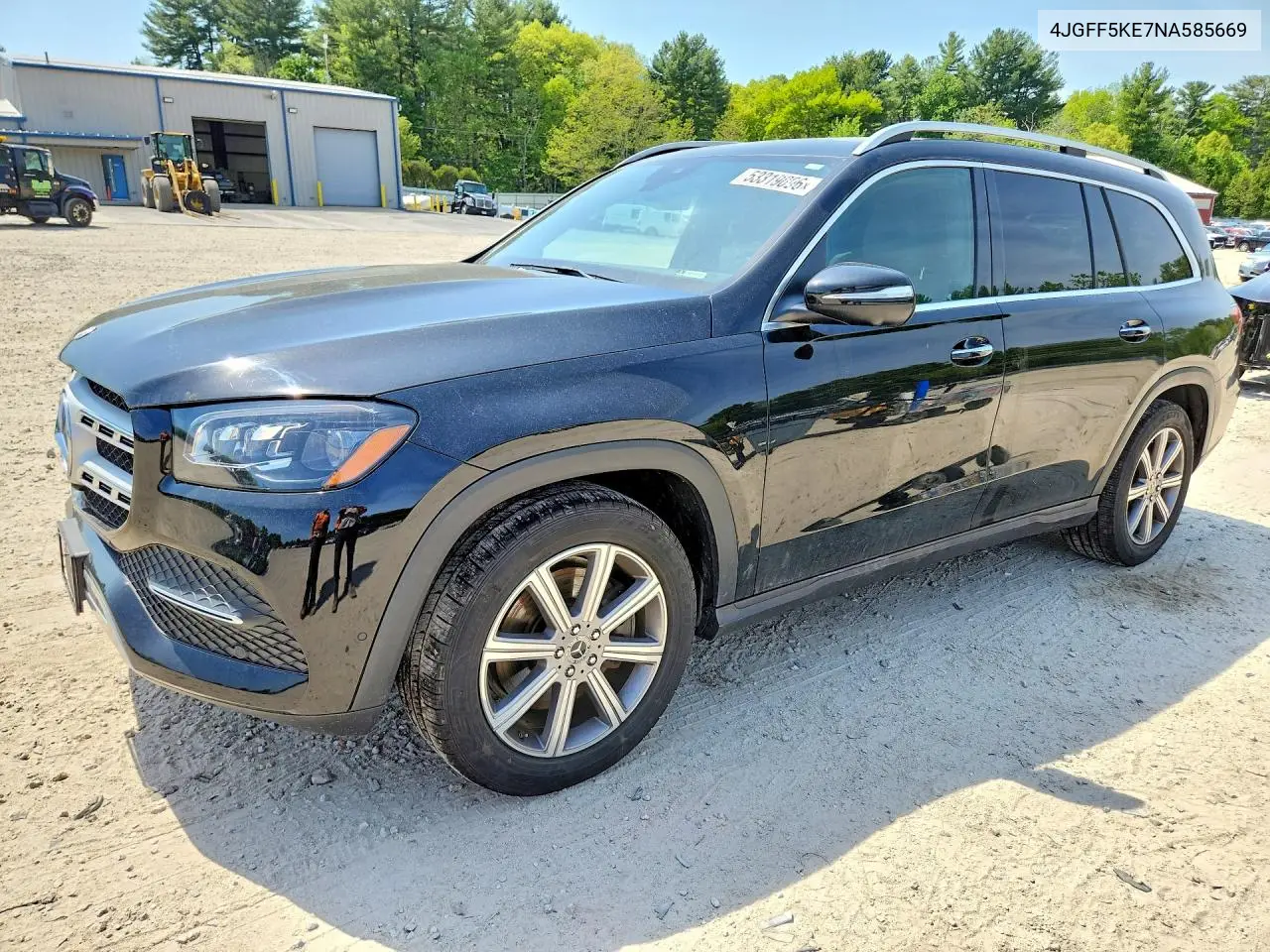 2022 Mercedes-Benz Gls 450 4Matic VIN: 4JGFF5KE7NA585669 Lot: 53319096